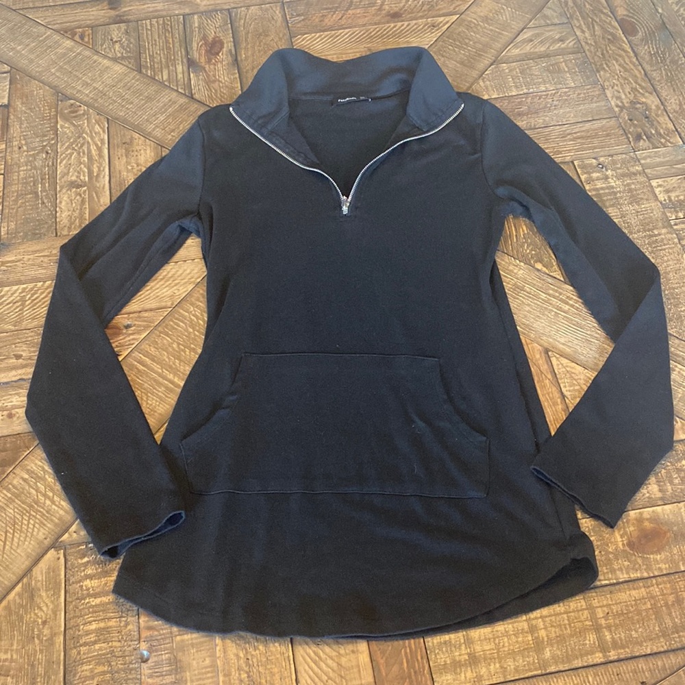 TALL friendly half zip long sleeve shirt